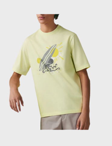 Hermes "Poulp'Watch" T-Shirt - Yellow