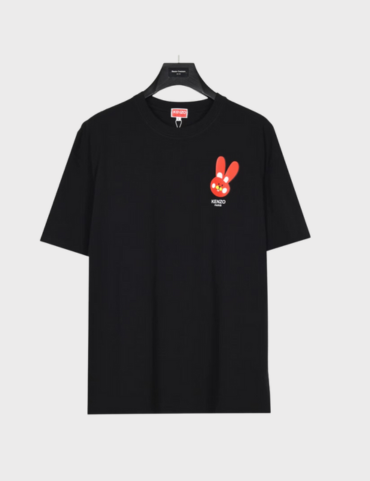 Kenzo Rabbit Crest Logo T-shirt SS23 (Black)