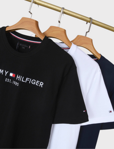 Tommy Hilfiger Organic Cotton Logo T-shirt SS23 (White)