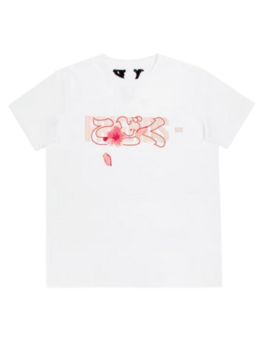 Vlone Friends Sakura Logo T-shirt SS23 (White)