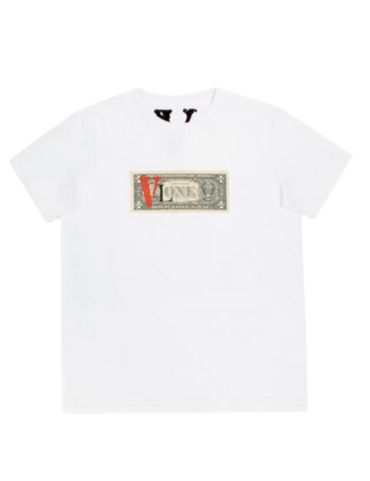 Vlone One Dollar Logo T-shirt SS23 (White)