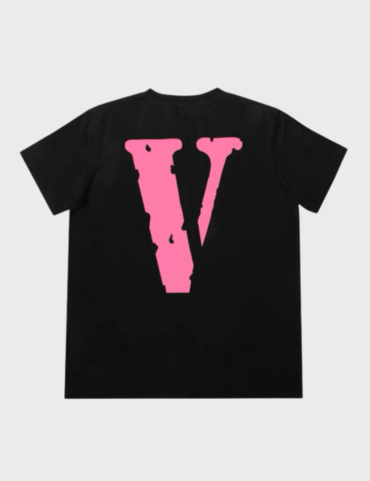 Vlone Staple Pink Logo T-shirt SS23 (Black)