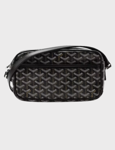 Goyard Cap Vert Crossbody (Goyardine Black)