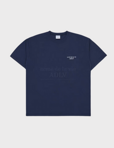 ADLV acme de la vie Logo T-shirt SS23 (Navy)