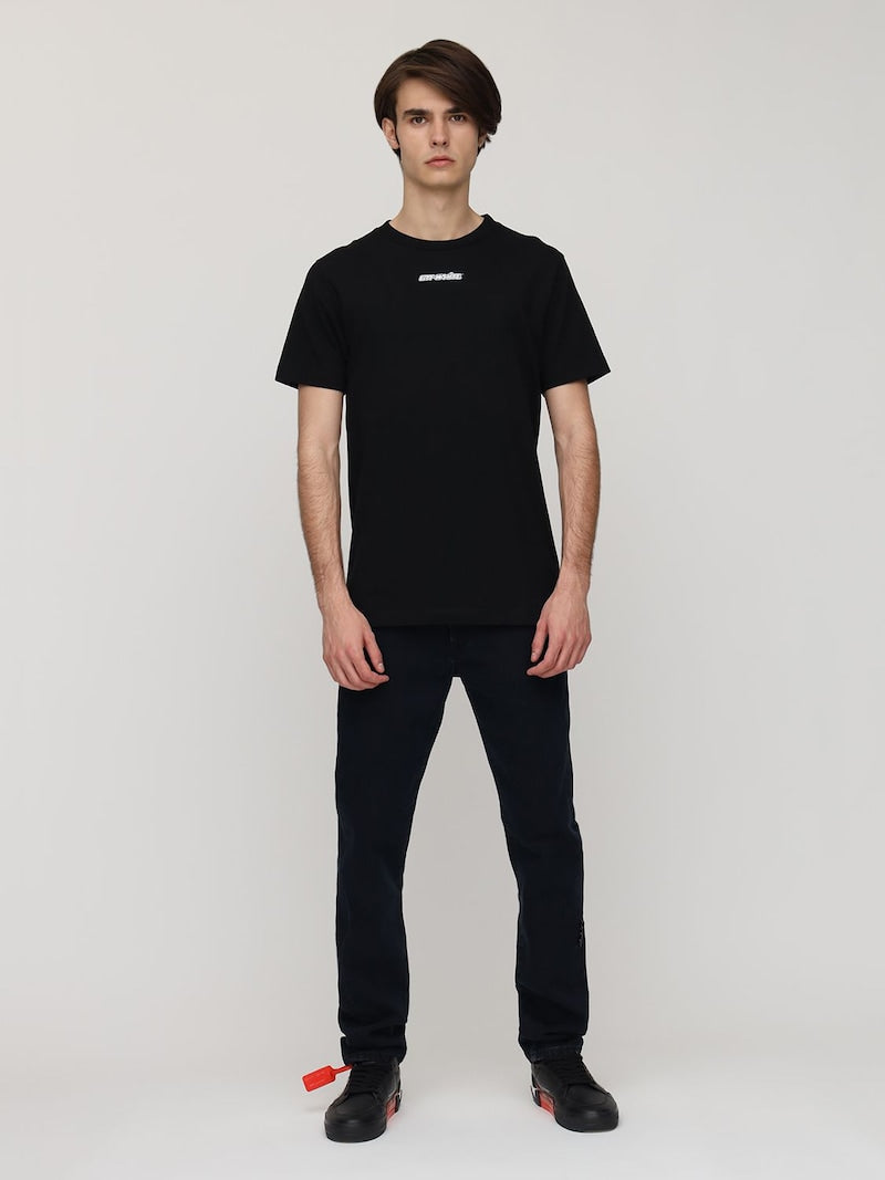 Off-White Marker Arrow Slim SS Tee Black Red - Shop Streetwear, Sneakers, Slippers and Gifts online | Malaysia - The Factory KL