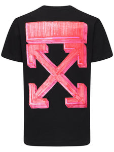 Off-White Marker Arrow Slim SS Tee Black Red – The Factory KL