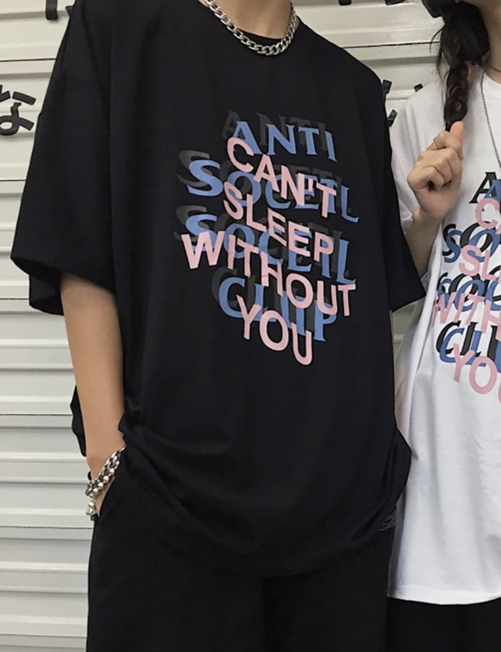 Anti Social Social Club Can't Sleep Without You Tee (Black) - Shop Streetwear, Sneakers, Slippers and Gifts online | Malaysia - The Factory KL