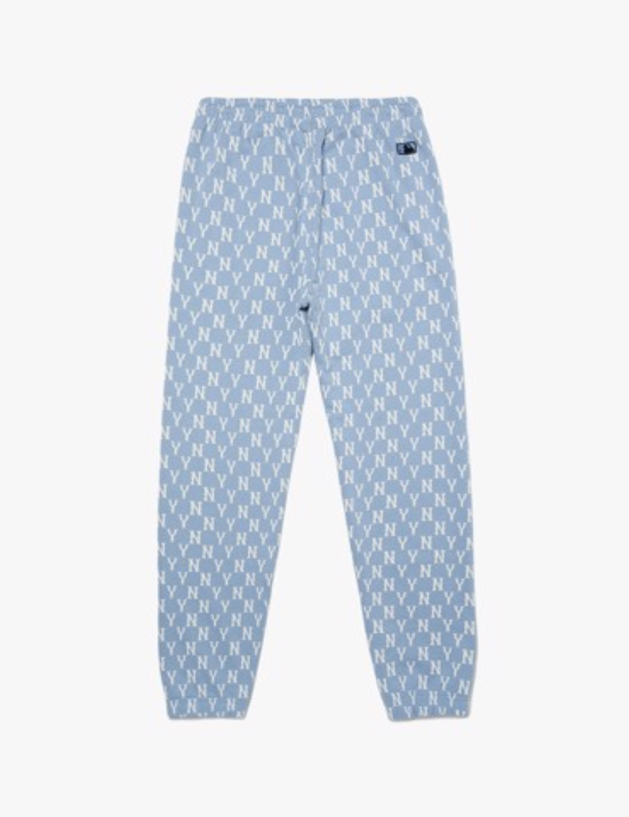 MLB Monogram New York Yankees UNISEX Pants (Light Blue)