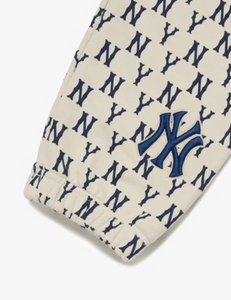 MLB Monogram New York Yankees UNISEX Pants (White)