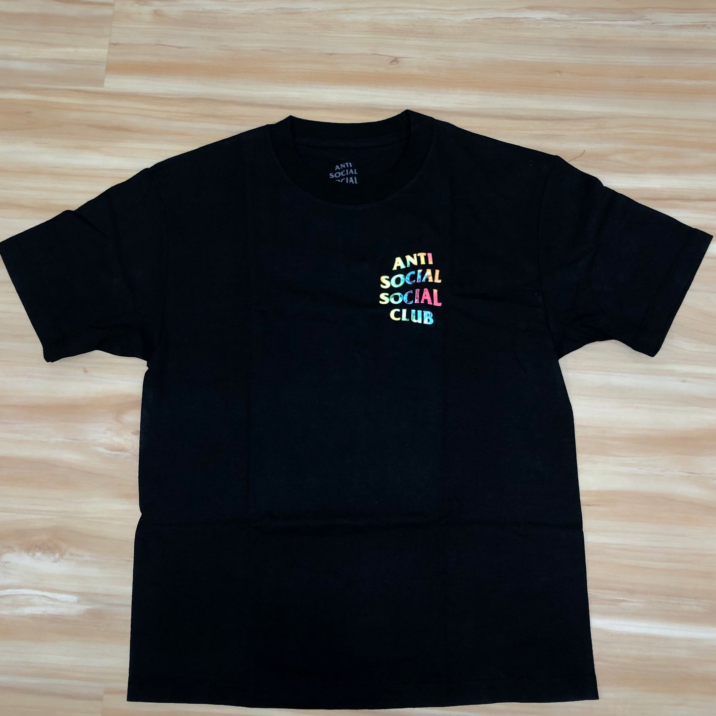 Anti Social Social Club Rainbow Wording T-Shirt - Shop Streetwear, Sneakers, Slippers and Gifts online | Malaysia - The Factory KL