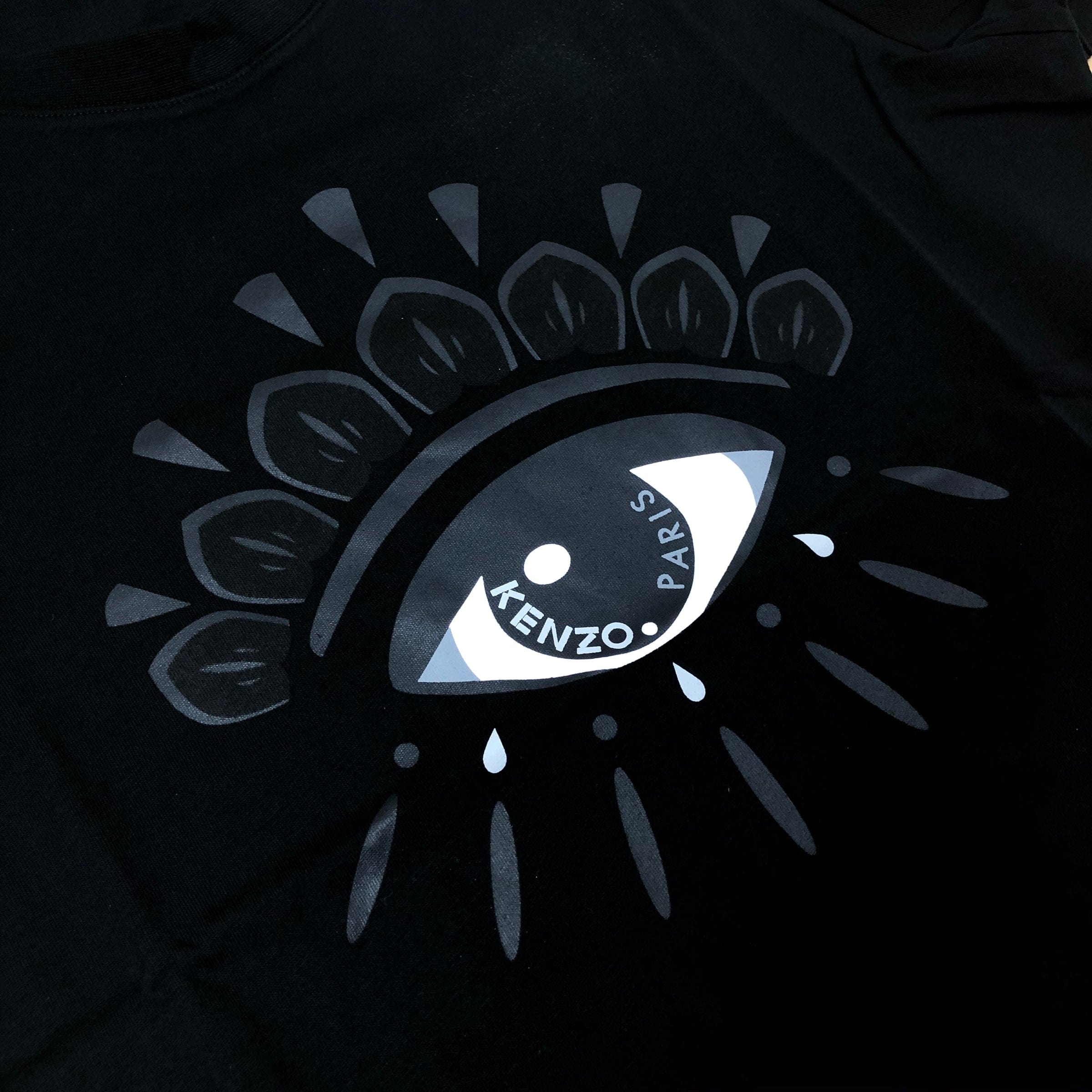 Kenzo eye shirt outlet zwart