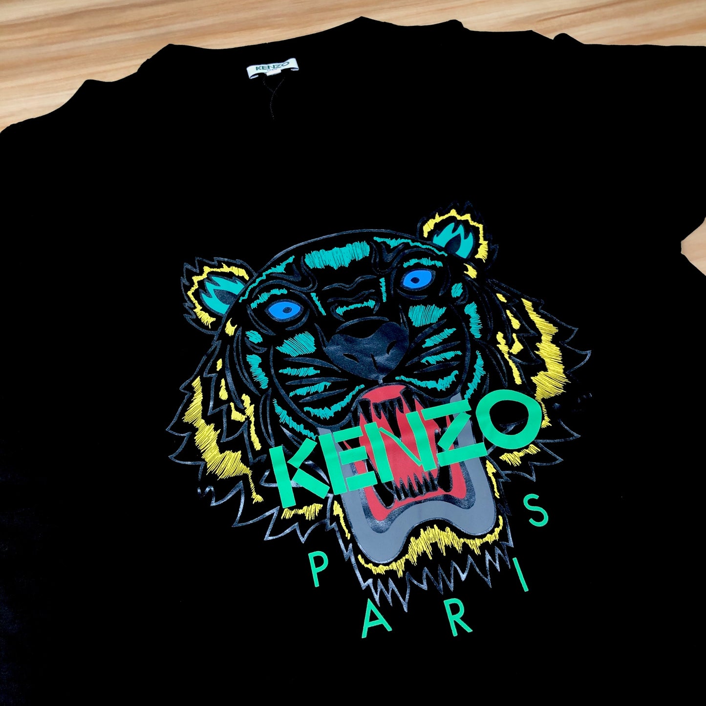 Kenzo Yellow Green Tiger Logo T-Shirt - Shop Streetwear, Sneakers, Slippers and Gifts online | Malaysia - The Factory KL