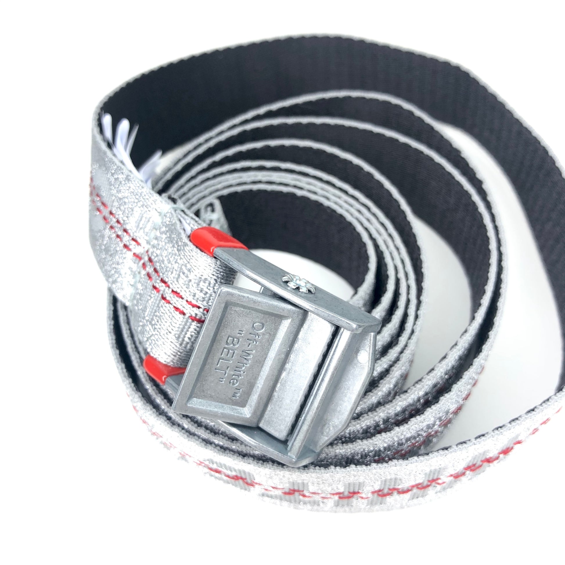 Off-White Industrial Silver Belt - Shop Streetwear, Sneakers, Slippers and Gifts online | Malaysia - The Factory KL