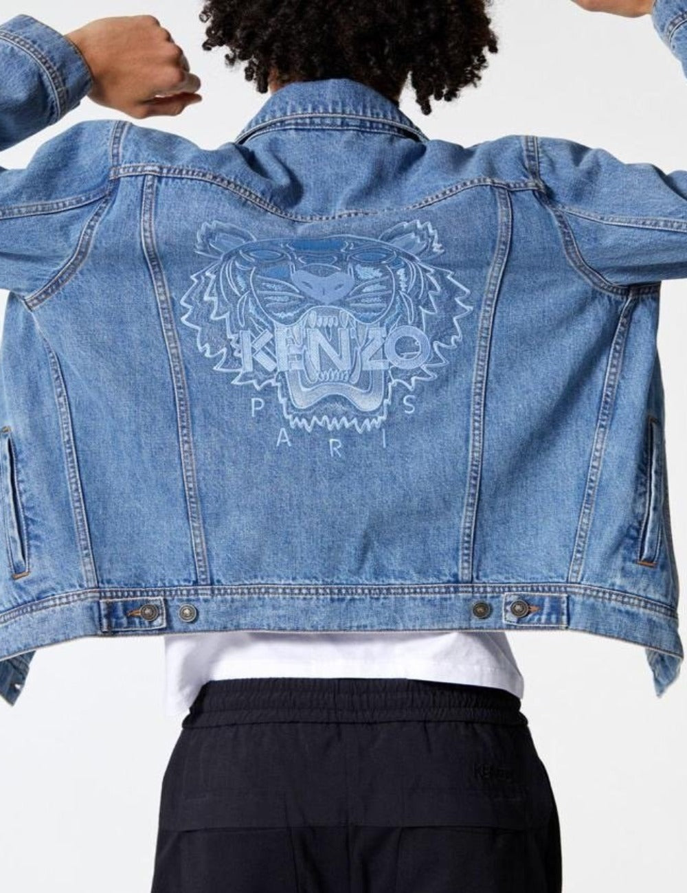 Kenzo Embroidered Tiger Denim Jacket - Shop Streetwear, Sneakers, Slippers and Gifts online | Malaysia - The Factory KL