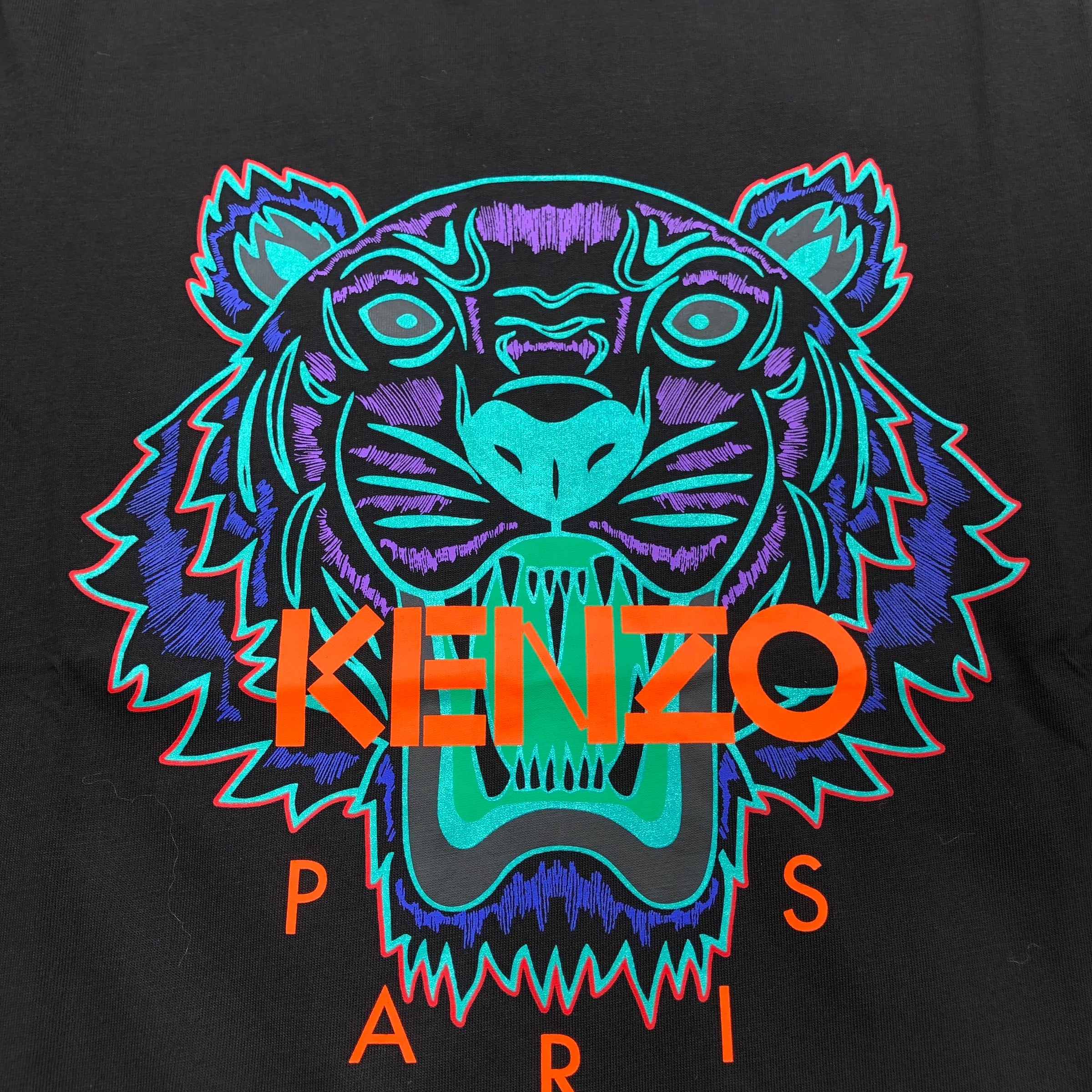 Kenzo Green Purple Tiger Logo T-Shirt - Shop Streetwear, Sneakers, Slippers and Gifts online | Malaysia - The Factory KL