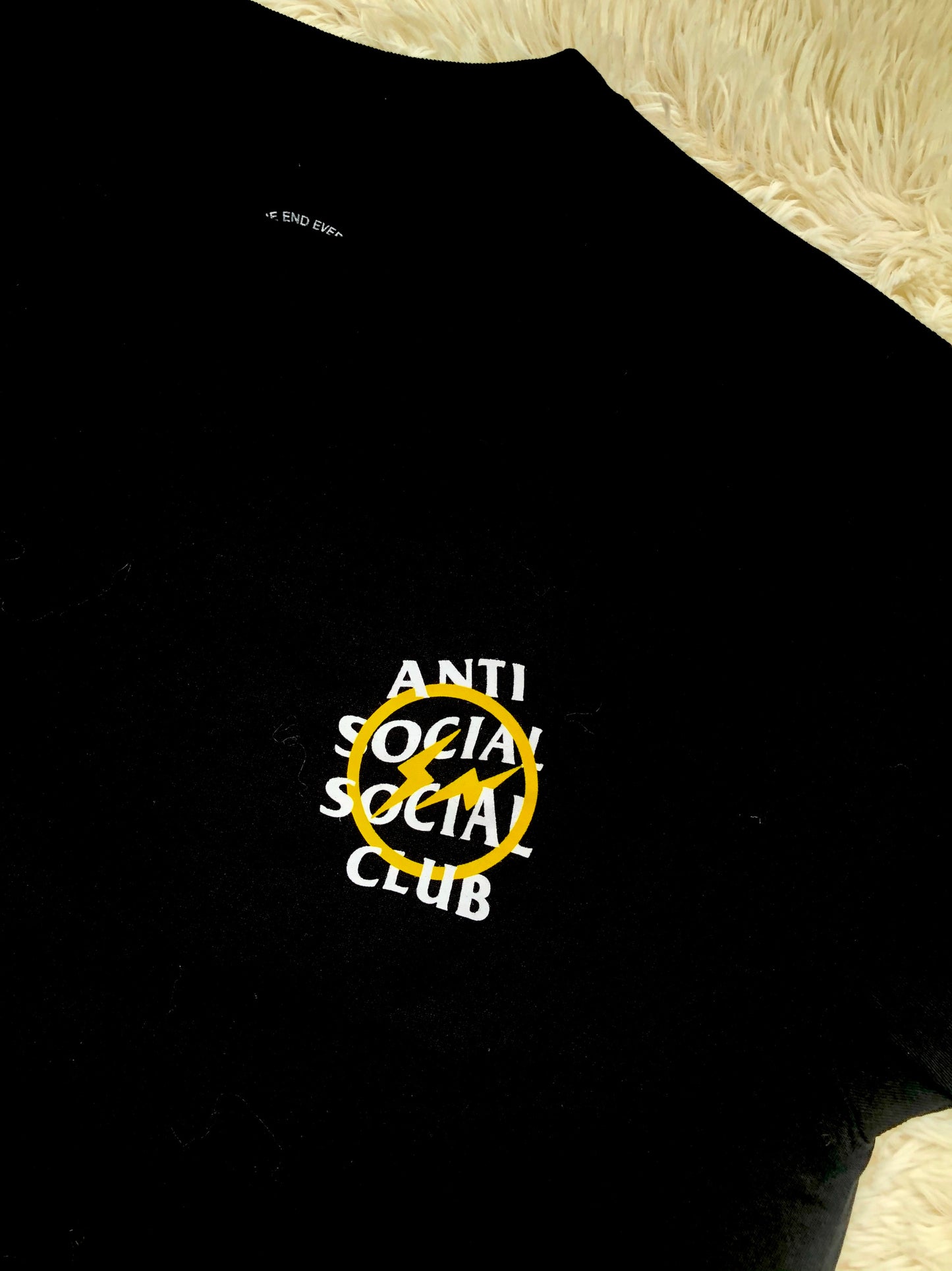 Anti Social Social Club x Fragment T-Shirt Yellow Logo - Shop Streetwear, Sneakers, Slippers and Gifts online | Malaysia - The Factory KL