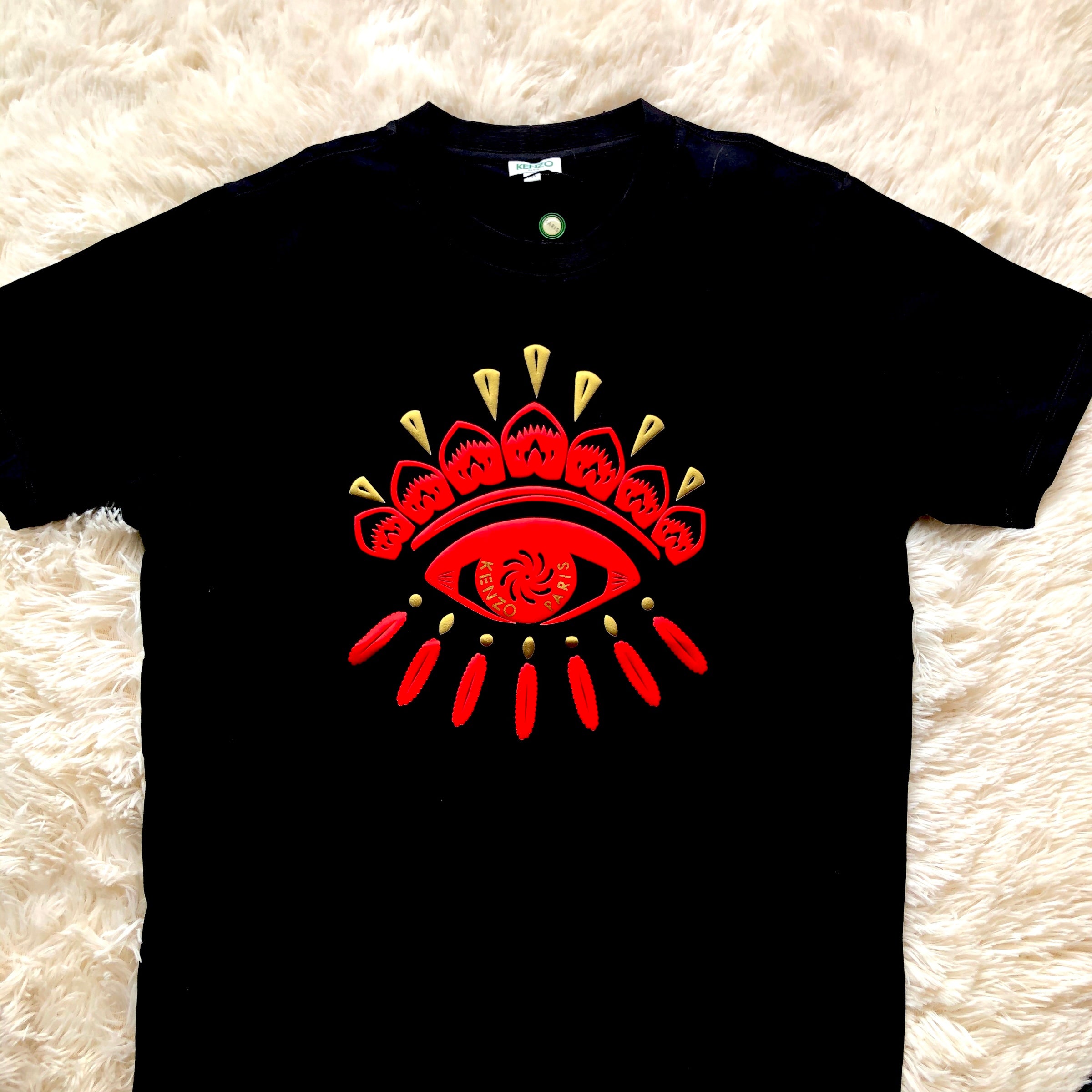 Kenzo red 2024 eye t shirt