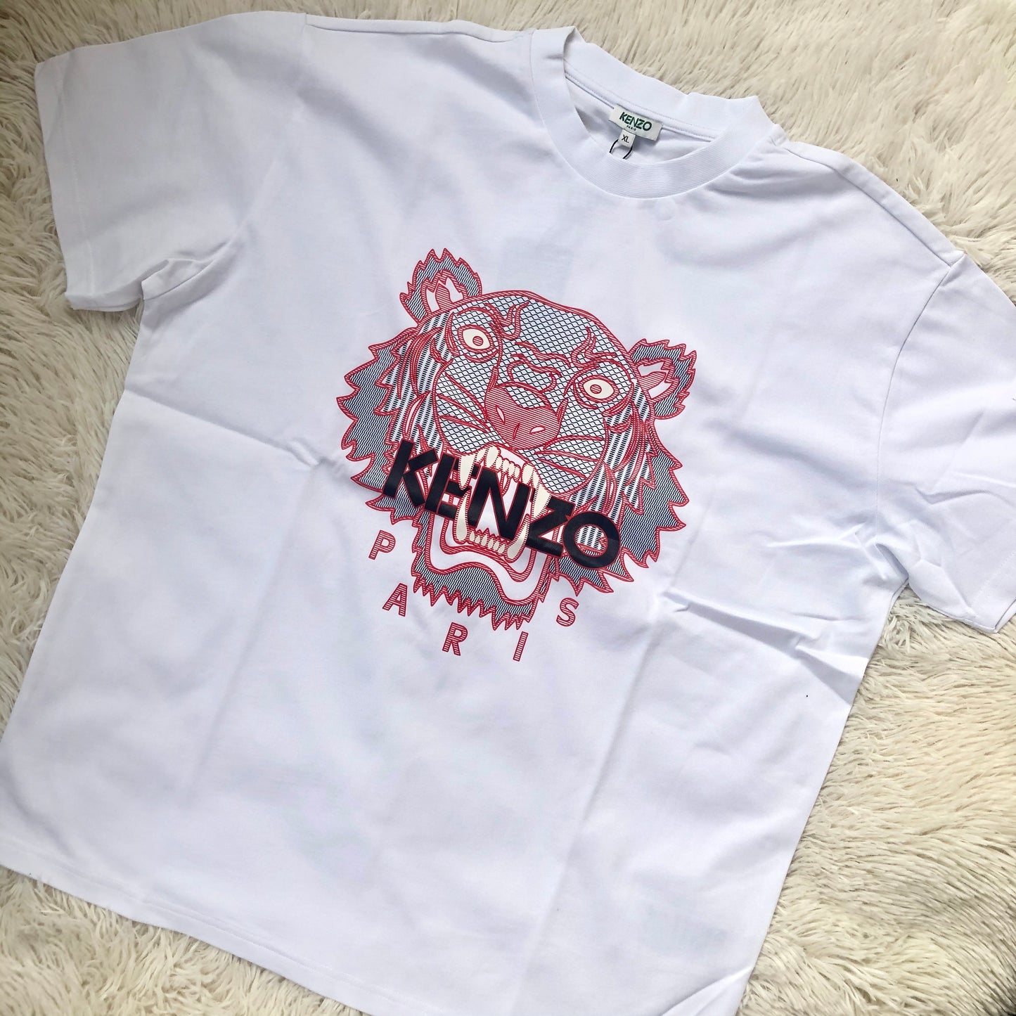 Kenzo Silicone Scuba Tiger Tee (White) - Shop Streetwear, Sneakers, Slippers and Gifts online | Malaysia - The Factory KL