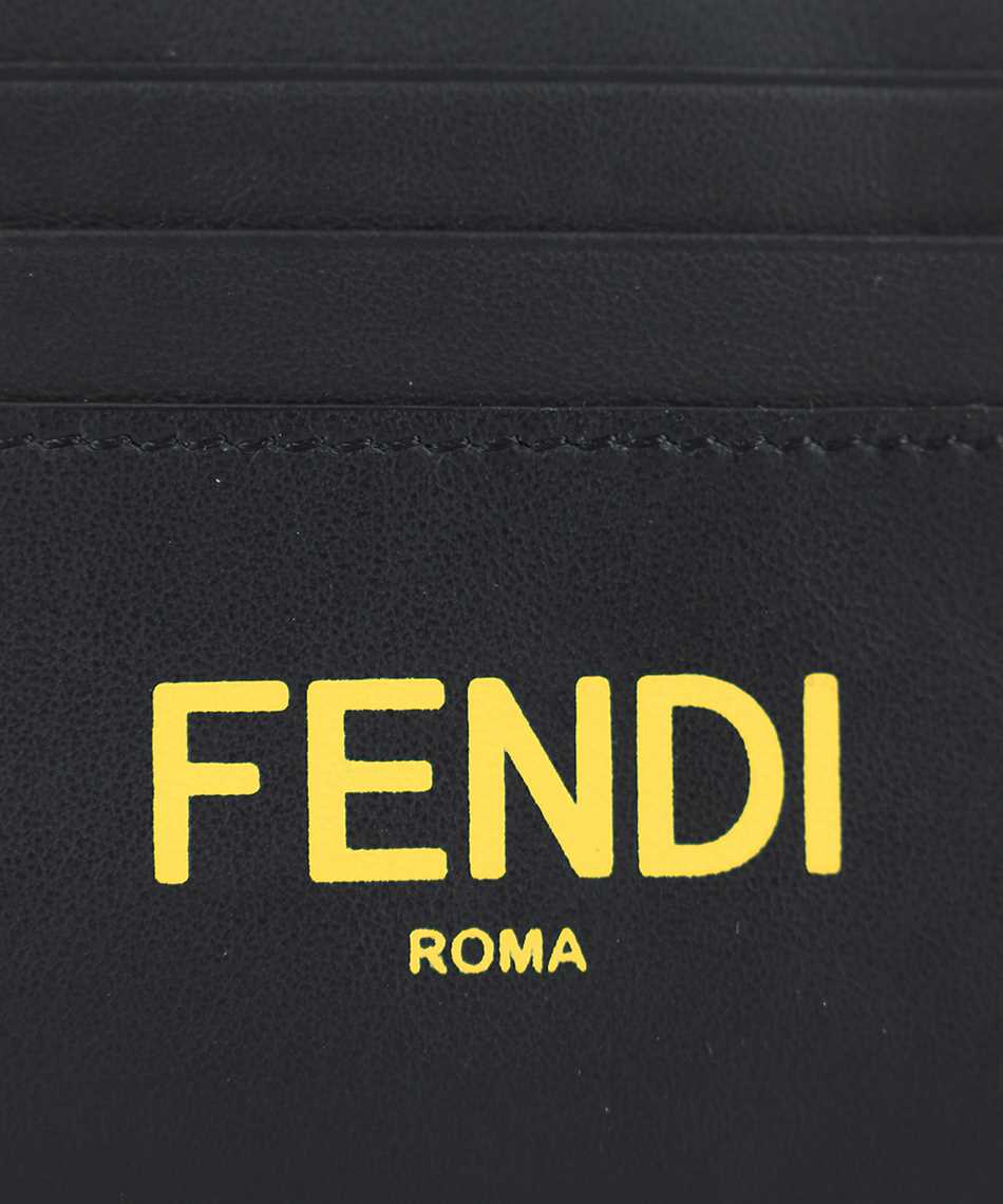 Fendi Roma Black Leather Card holder