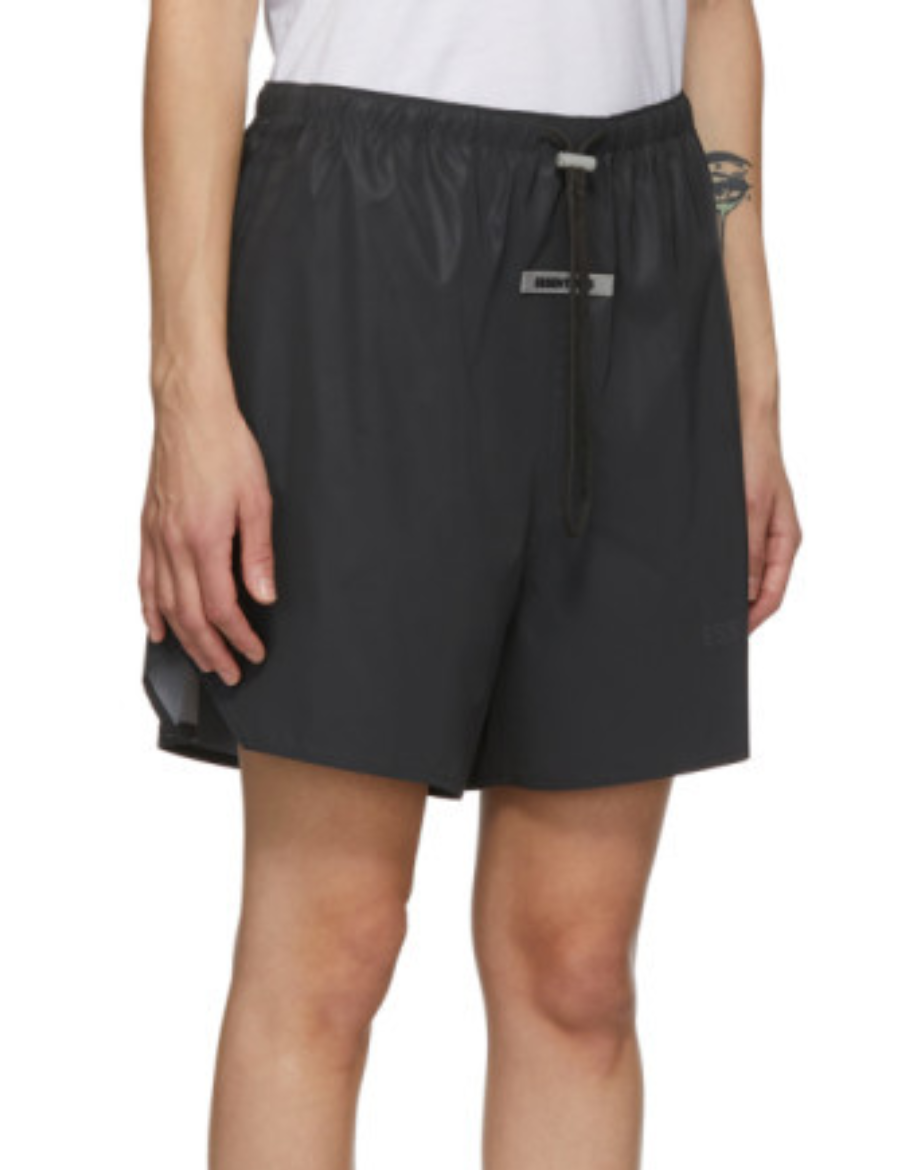 Fear of God - Essentials Volley Shorts "Black Reflective"