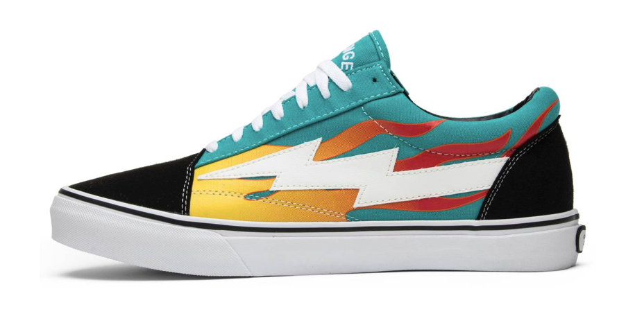 Revenge x Storm Blue lake Green with Flame laces - Shop Streetwear, Sneakers, Slippers and Gifts online | Malaysia - The Factory KL