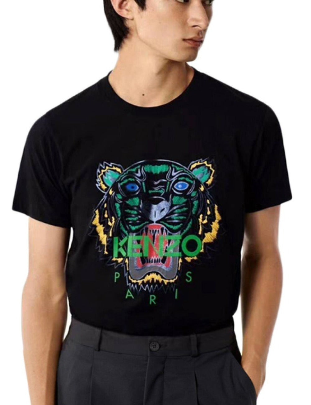 Kenzo Yellow Green Tiger Logo T-Shirt - Shop Streetwear, Sneakers, Slippers and Gifts online | Malaysia - The Factory KL