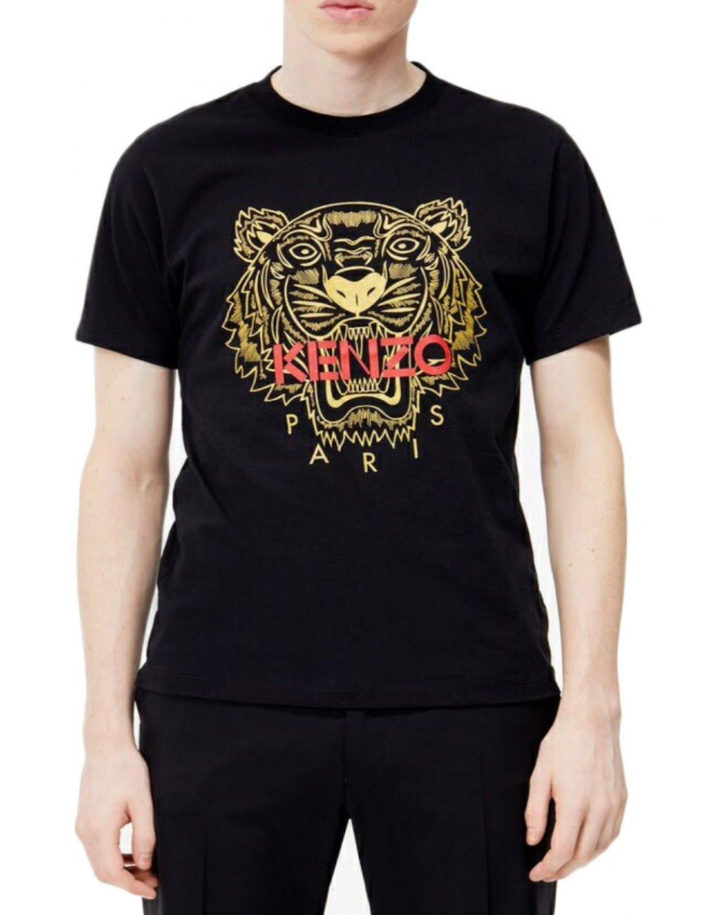 Kenzo Gold Tiger Logo T-Shirt - Shop Streetwear, Sneakers, Slippers and Gifts online | Malaysia - The Factory KL