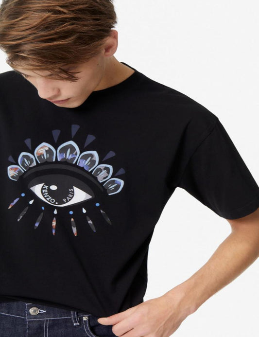 Kenzo Gradient Purple Eye Logo T-Shirt - Shop Streetwear, Sneakers, Slippers and Gifts online | Malaysia - The Factory KL