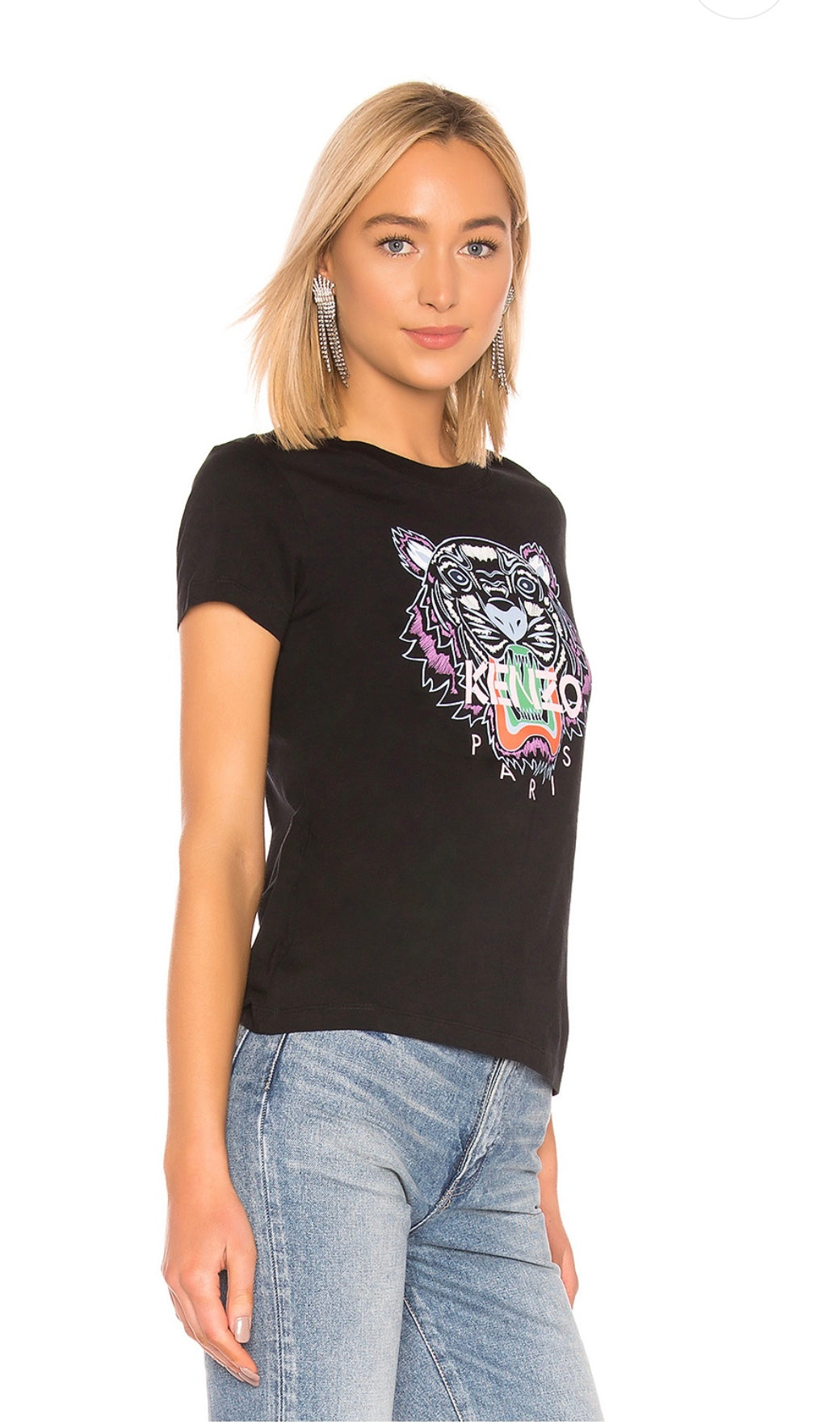 Kenzo Female Green Pink Tiger T-Shirt - Shop Streetwear, Sneakers, Slippers and Gifts online | Malaysia - The Factory KL