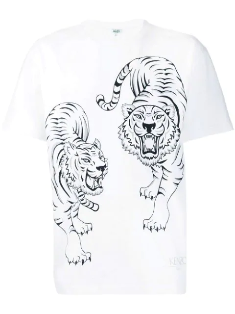 Kenzo Blue Tiger Logo T-Shirt (New Design) – The Factory KL
