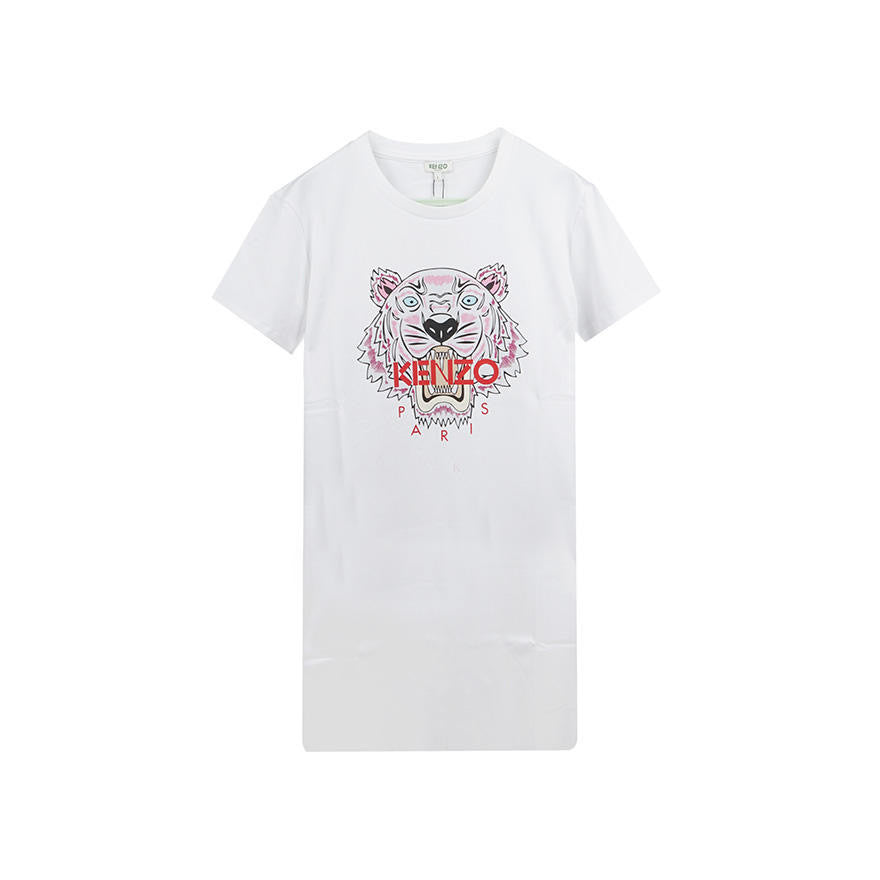 Kenzo Pink Tiger Dress (White) - Shop Streetwear, Sneakers, Slippers and Gifts online | Malaysia - The Factory KL