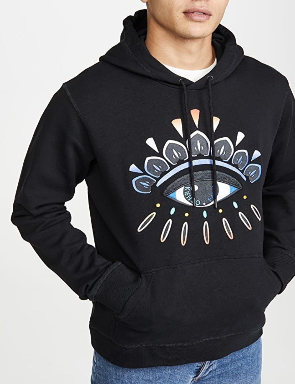 Kenzo Embroidered Eye Hoodie - Shop Streetwear, Sneakers, Slippers and Gifts online | Malaysia - The Factory KL