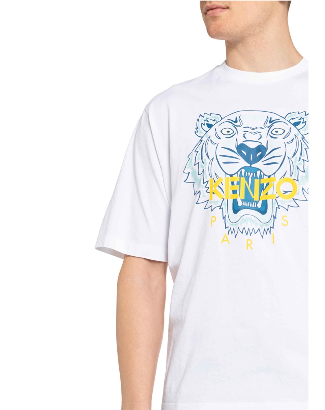 Kenzo Blue Tiger Logo T-Shirt - Shop Streetwear, Sneakers, Slippers and Gifts online | Malaysia - The Factory KL