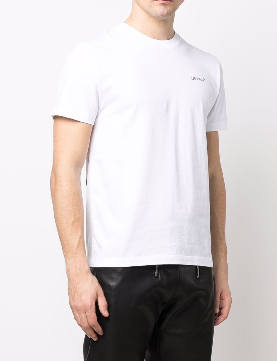 Off-White Wave Diag Printed T-shirt (White)