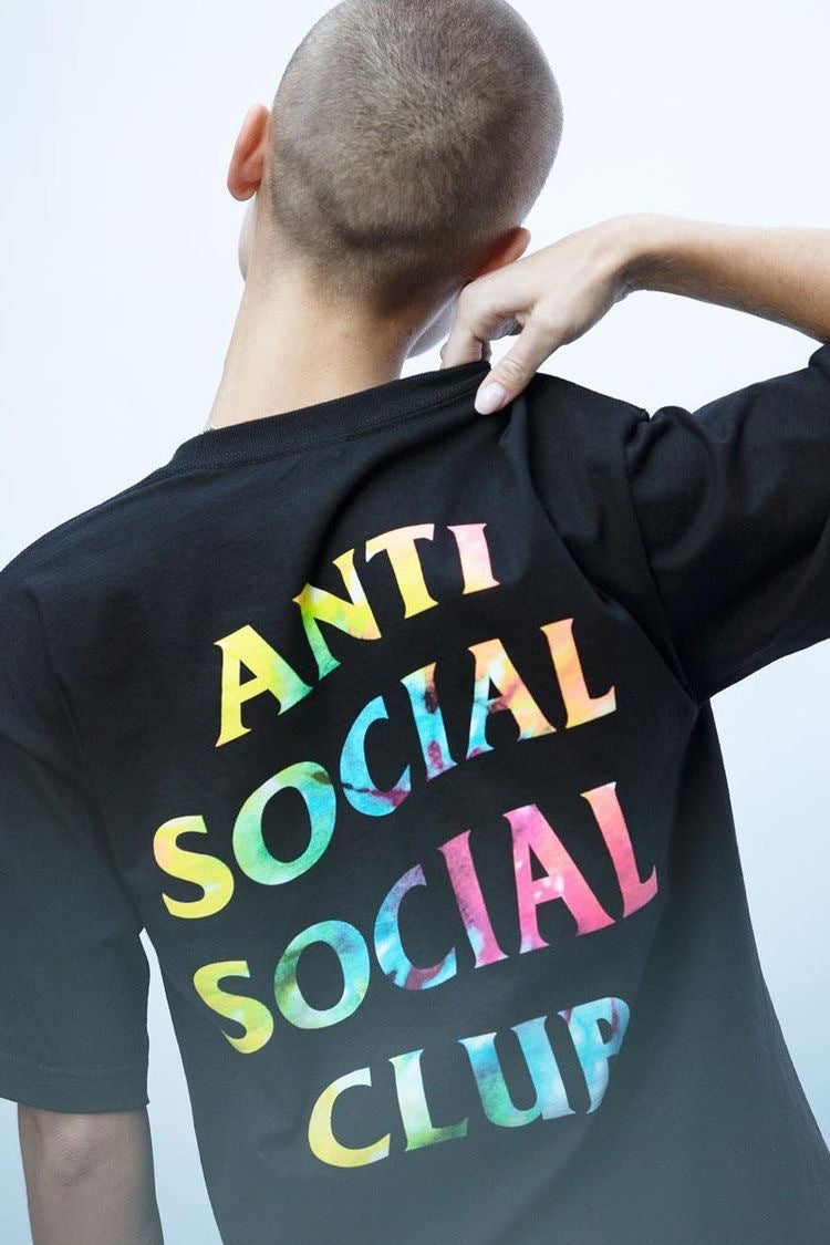 Anti Social Social Club Rainbow Wording T-Shirt - Shop Streetwear, Sneakers, Slippers and Gifts online | Malaysia - The Factory KL