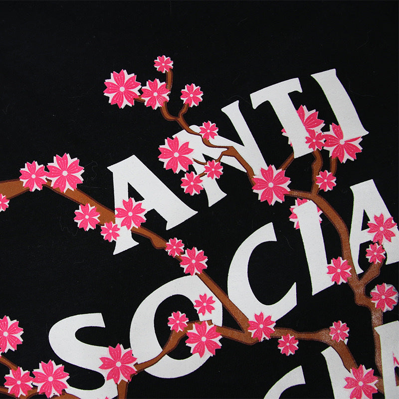 Anti Social Social Club Cherry Blossom Black T-Shirt - Shop Streetwear, Sneakers, Slippers and Gifts online | Malaysia - The Factory KL