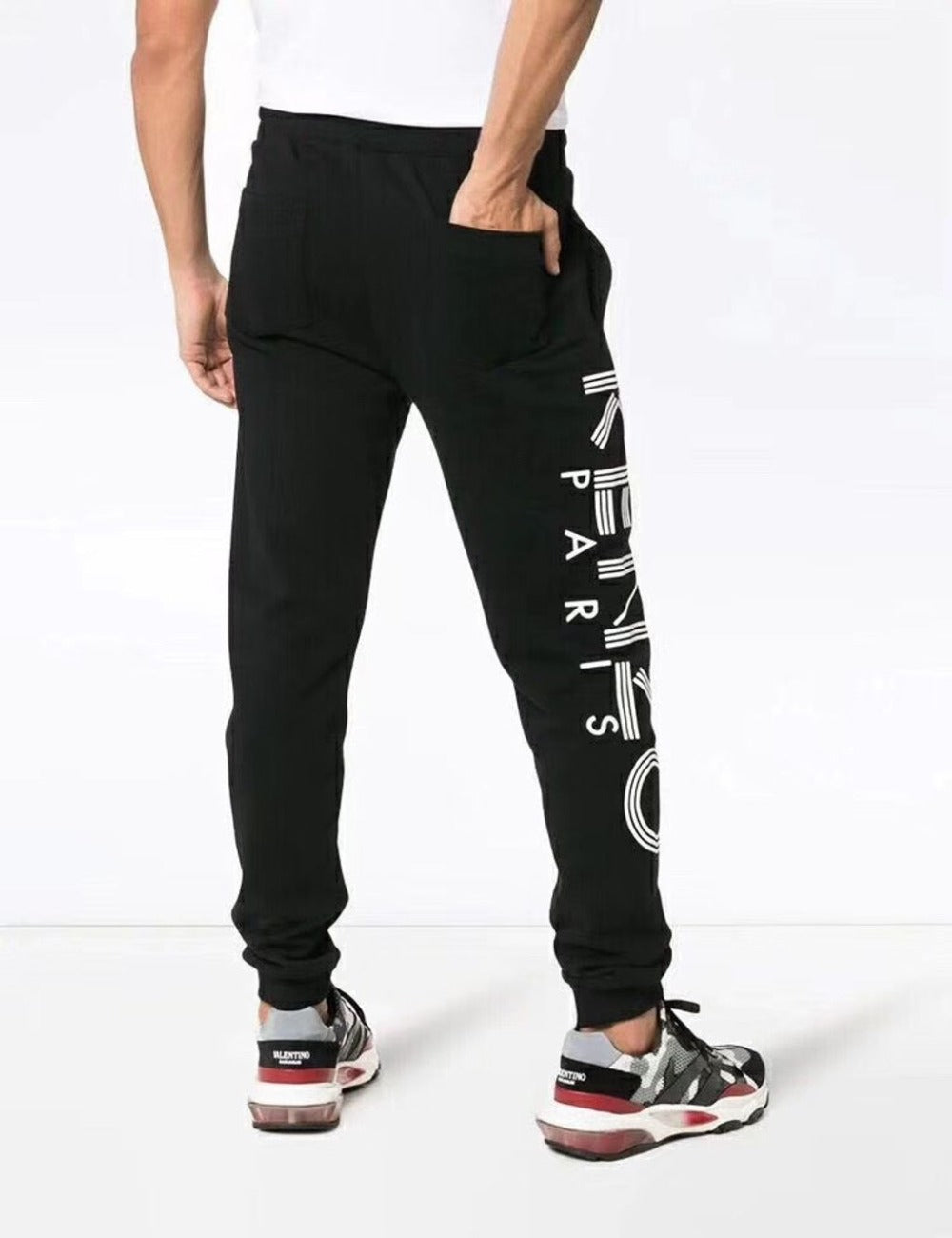 Kenzo White Wording Sweat Long Pant - Shop Streetwear, Sneakers, Slippers and Gifts online | Malaysia - The Factory KL
