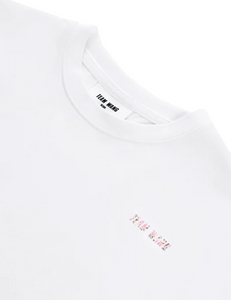 Team Wang Peony Logo Printing Design White T-Shirt
