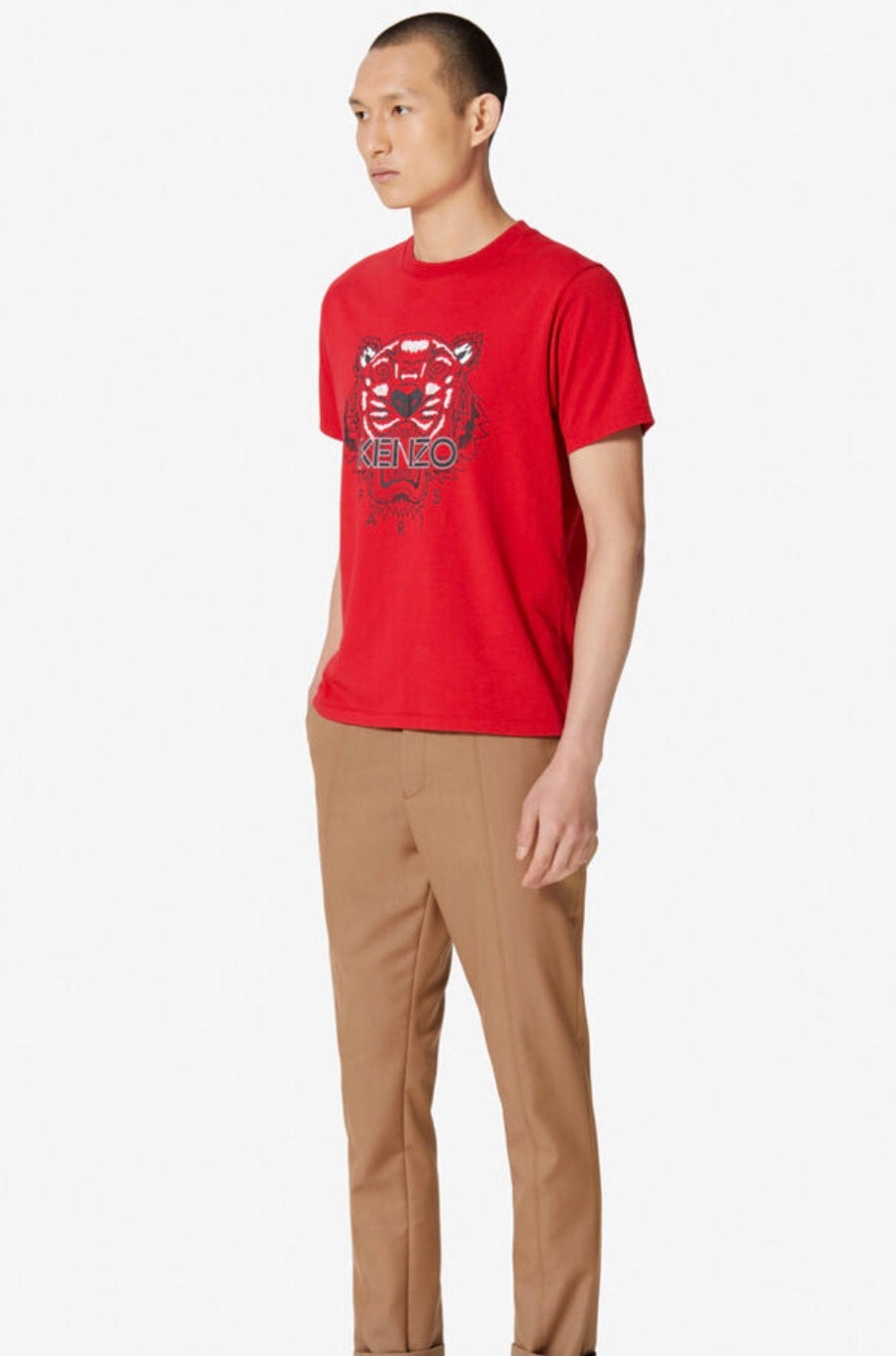 Kenzo Red Tiger Logo T-Shirt - Shop Streetwear, Sneakers, Slippers and Gifts online | Malaysia - The Factory KL