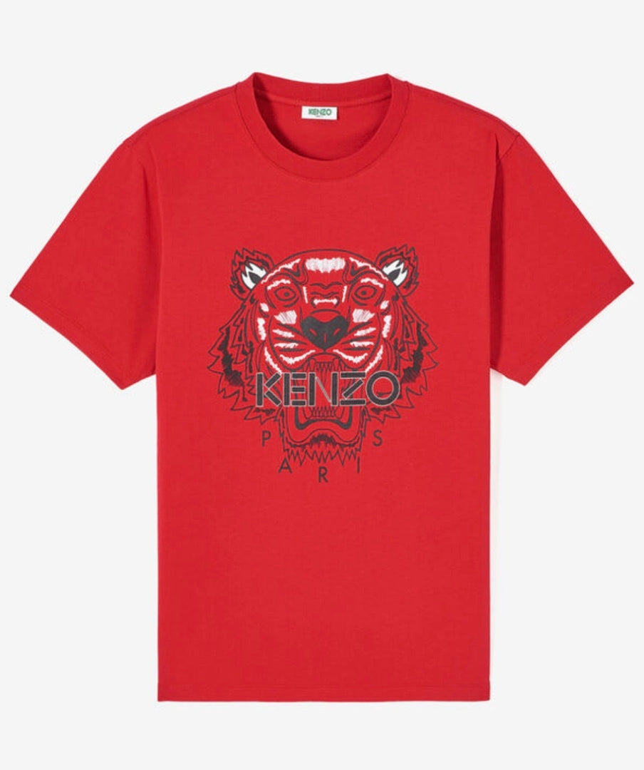 Kenzo Red Tiger Logo T-Shirt - Shop Streetwear, Sneakers, Slippers and Gifts online | Malaysia - The Factory KL