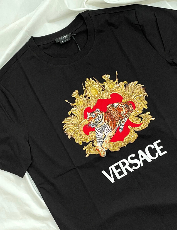 Versace Lunar New Year Tiger T-shirt (Black)