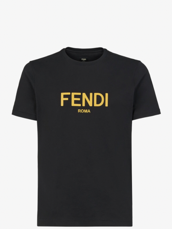 Fendi roma black t shirt hotsell