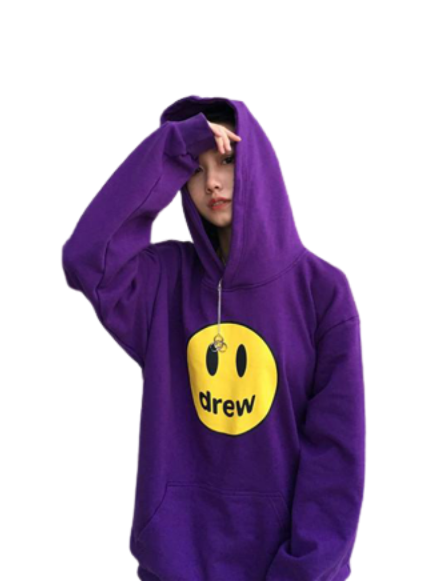 Drew House Pullover Mascot Hoodie - Deep Purple