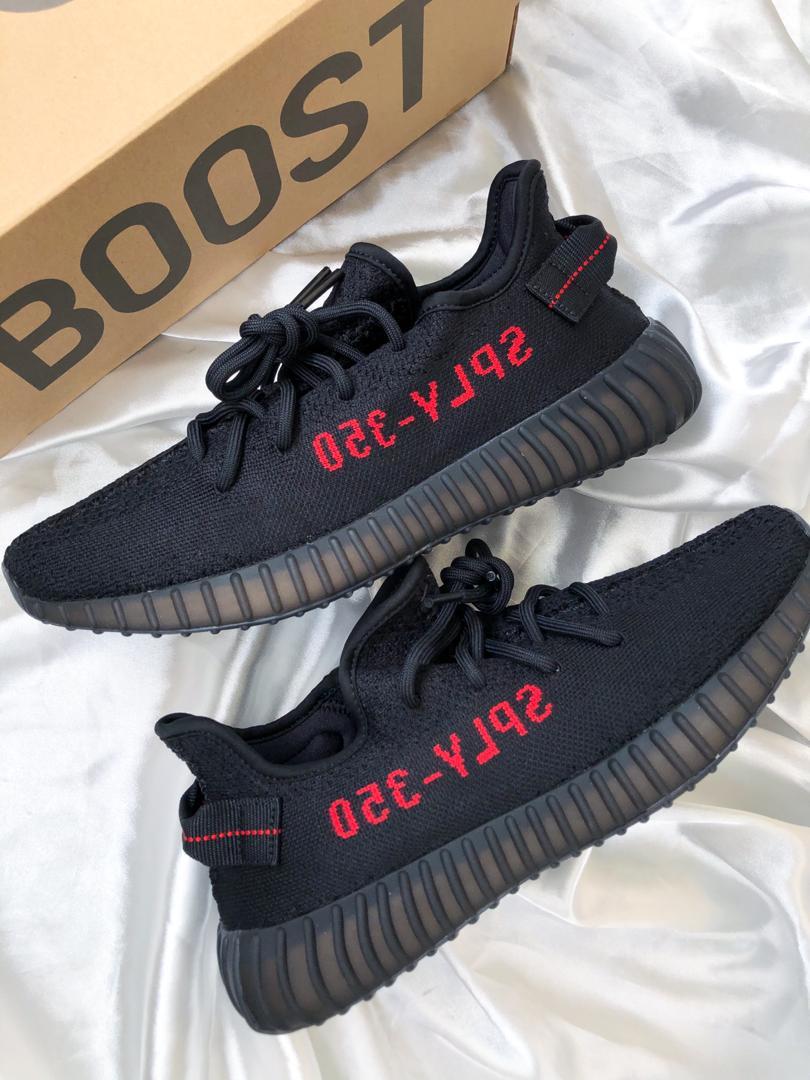 Yeezy Adidas 350 V2 Core Black “Bred” - Shop Streetwear, Sneakers, Slippers and Gifts online | Malaysia - The Factory KL