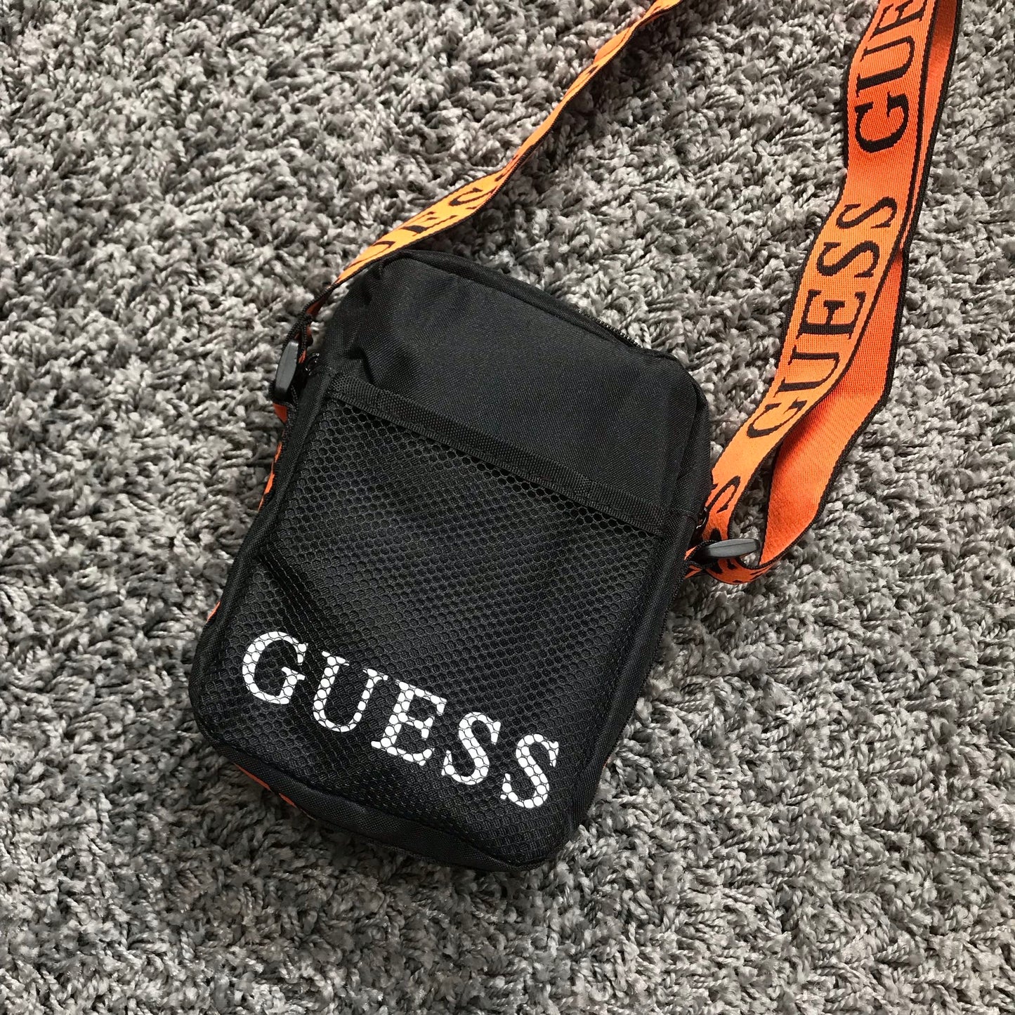 Guess Logo Stripe Shoulder Bag – The Factory KL - Main Image