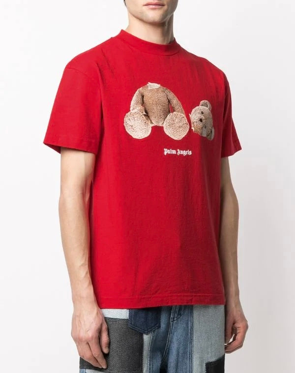 Palm Angels Kill The Bear T-Shirt (Red) - Shop Streetwear, Sneakers, Slippers and Gifts online | Malaysia - The Factory KL