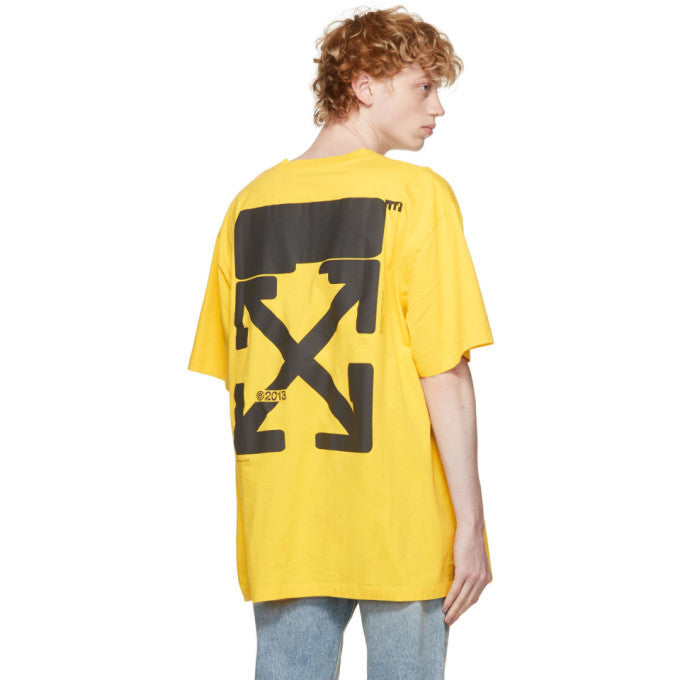 Off-White TECH MARKER S/S OVER 2021 T-shirt - Yellow - Shop Streetwear, Sneakers, Slippers and Gifts online | Malaysia - The Factory KL