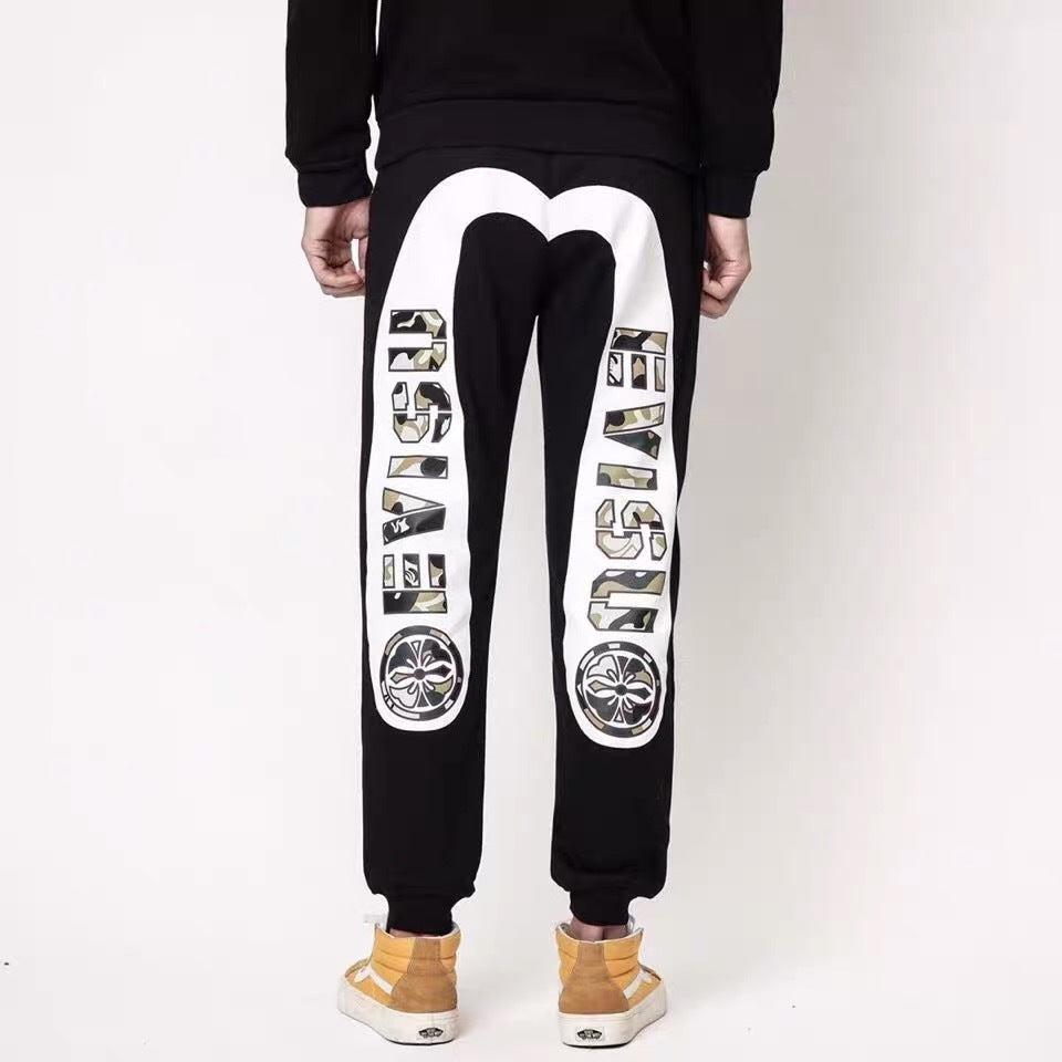 Evisu Fushen Wording Camo Long Sweatpants - Shop Streetwear, Sneakers, Slippers and Gifts online | Malaysia - The Factory KL