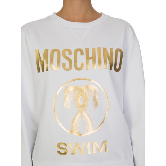 Moschino 20AW Gold Wording Sweatshirt - Shop Streetwear, Sneakers, Slippers and Gifts online | Malaysia - The Factory KL