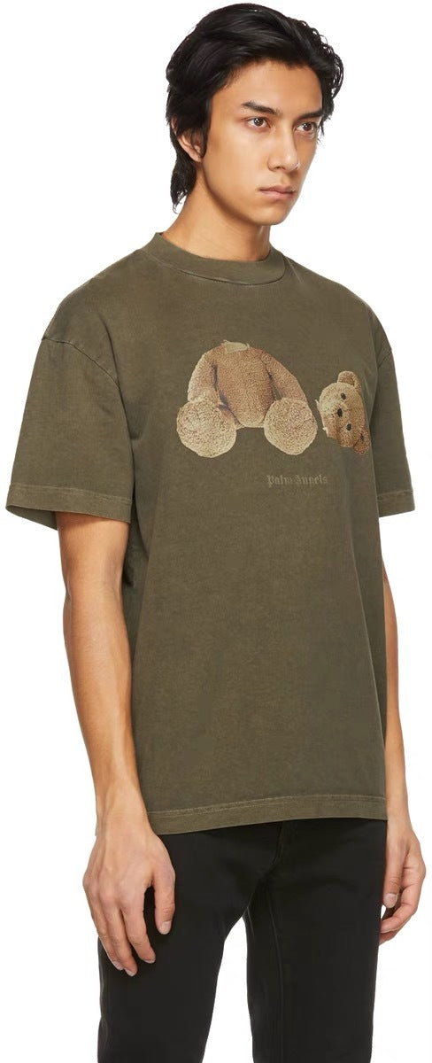 Palm Angels Kill The Bear SS2021 T-Shirt (KHAKI) - Shop Streetwear, Sneakers, Slippers and Gifts online | Malaysia - The Factory KL